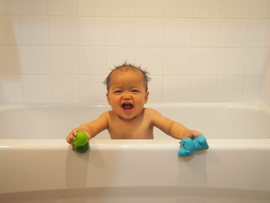 Caleb in the Tub