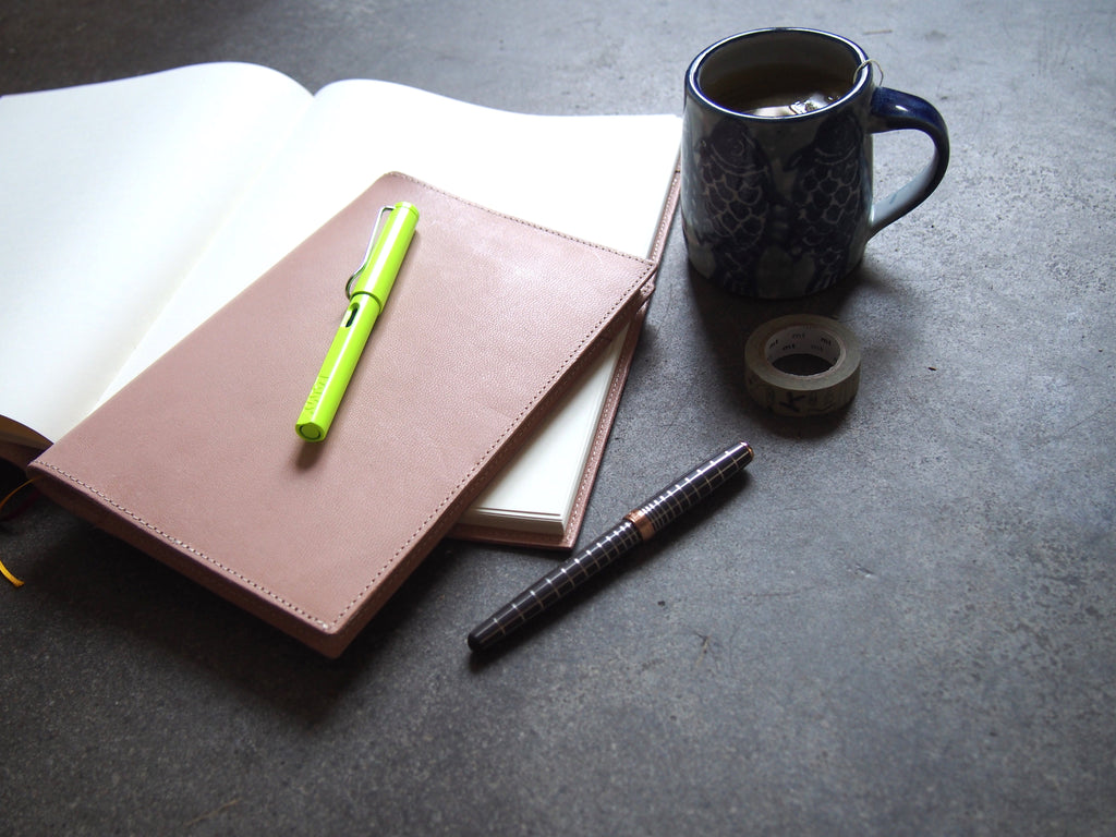 Midori Leather Covers for MD Notebooks