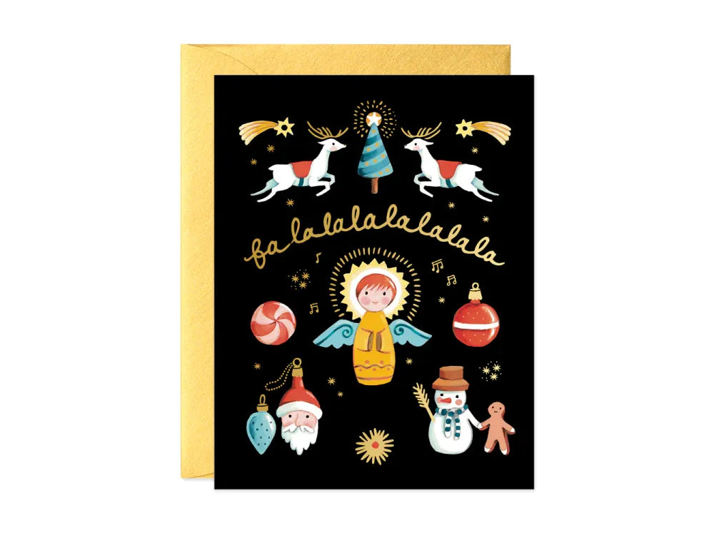 JooJoo Paper - FaLaLa Holiday Greeting Card