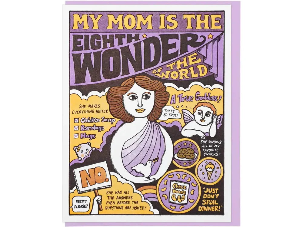 Lucky Horse Press - Card - My Mom is the Eighth Wonder