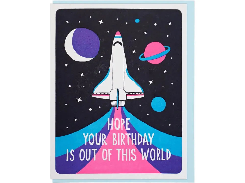 Lucky Horse Press - Card - Out of This World Birthday