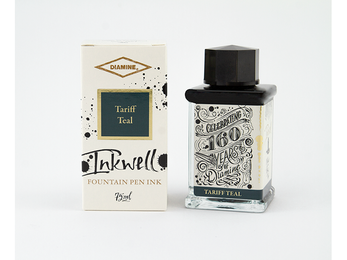 Diamine 160th Anniversary Ink (75 mL)- Tariff Teal