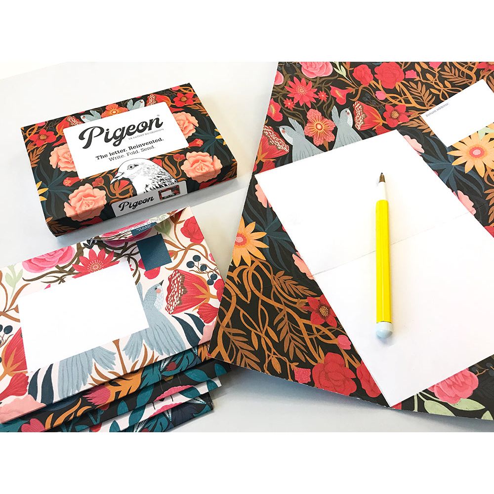 Pigeon - Correspondence Paper - 6 Sheets - Bright & Beautiful Pigeons Pack