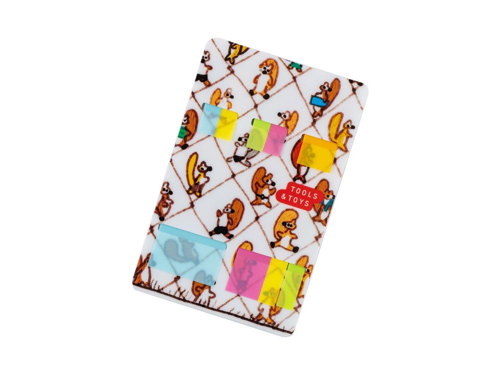 Hobonichi 2026 - Accessories - 100%ORANGE: Hobonichi Translucent Sticky Notes - Taking a Break