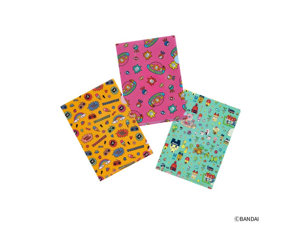 Hobonichi 2026 - Accessories - Tamagotchi: Hobonichi Folder Set of 3 for A6 Size (Tamagotchi)