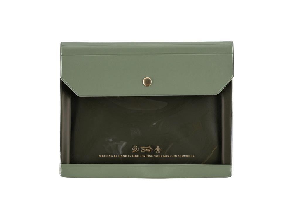Hobonichi 2026 - Accessories - Alettone: Document Case for A6 Size (Olive)