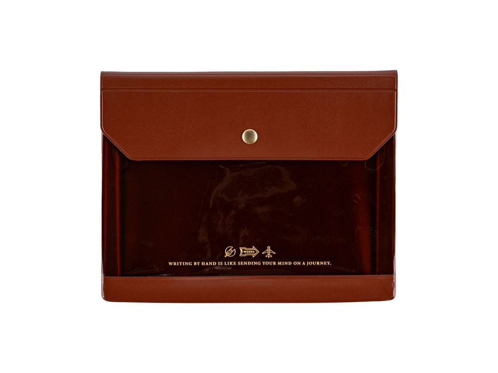 Hobonichi 2026 - Accessories - Alettone: Document Case for A6 Size (Brown)
