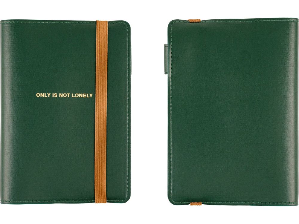 Hobonichi 2025 - A6 Cover - Only is Not Lonely (Ivy Green)