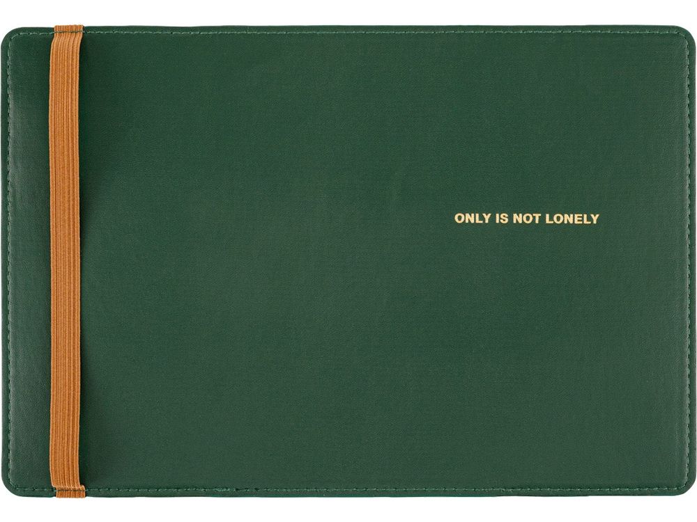 Hobonichi 2025 - A6 Cover - Only is Not Lonely (Ivy Green)