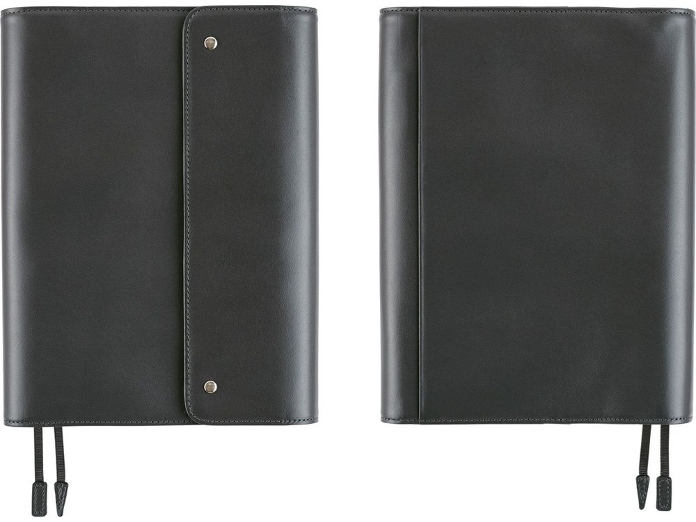 Hobonichi 2025 - A5 Cover - Leather: Charcoal Gray