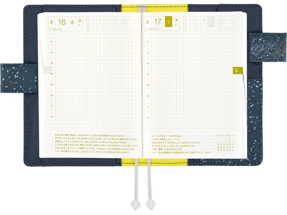 Hobonichi 2025 - A6 Cover - Hiroko Kubota: The Tone of Illuminated Flowers