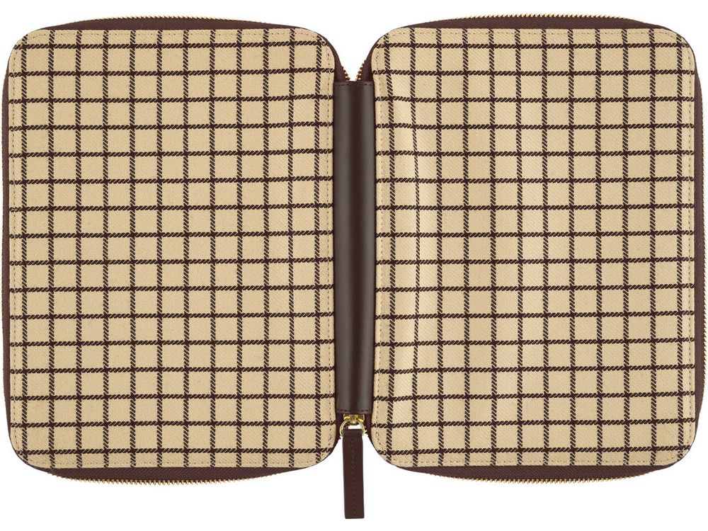 Hobonichi 2025 - A5 Cover - Taut Zipped (Café au Lait Plaid)