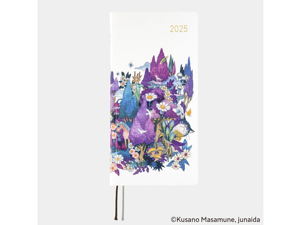 Hobonichi 2025 - Weeks English - Masamune Kusano x junaida: Through the Purple Night