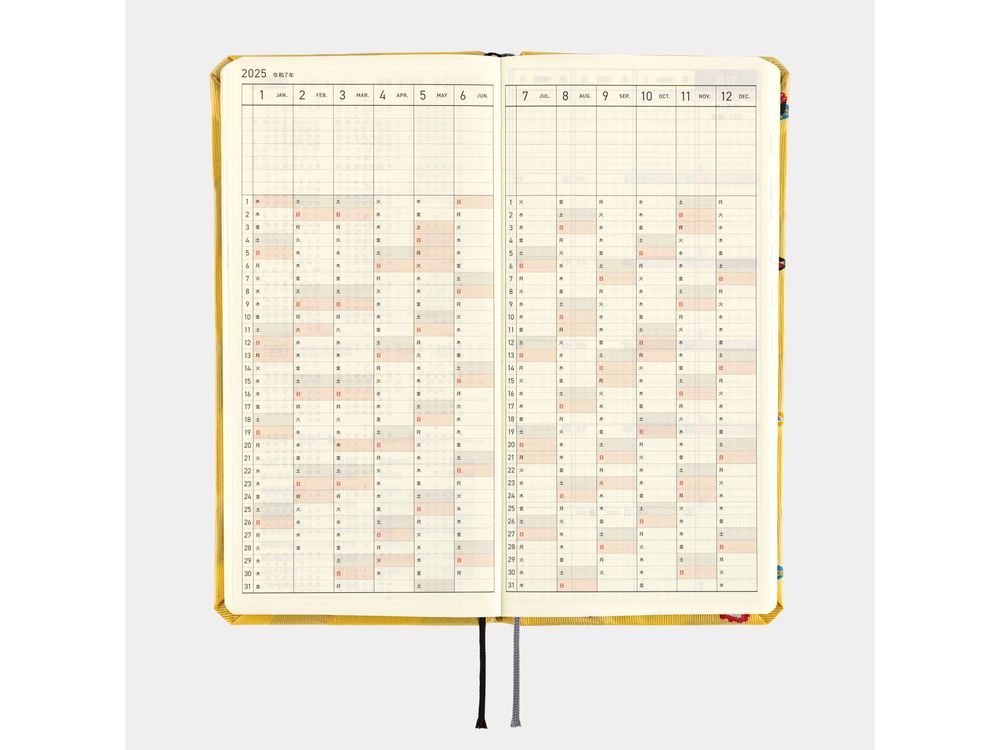 Hobonichi 2025 - Weeks Mega English - Bow & Tie: Sushi