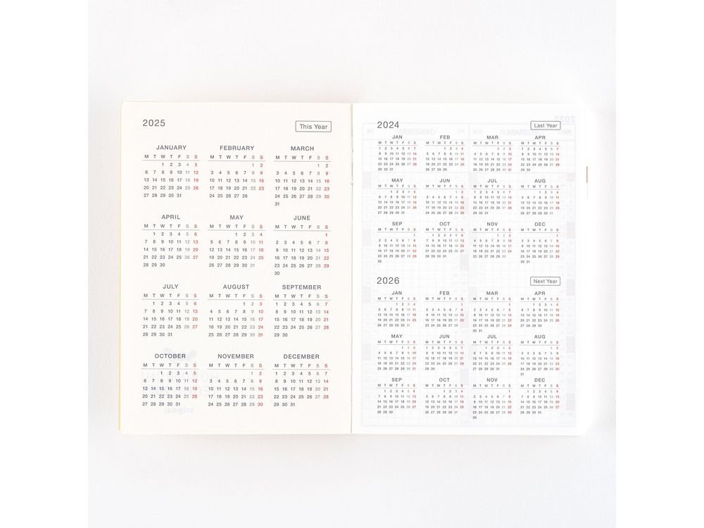 Hobonichi 2025 - English Planner Book - A6 Original