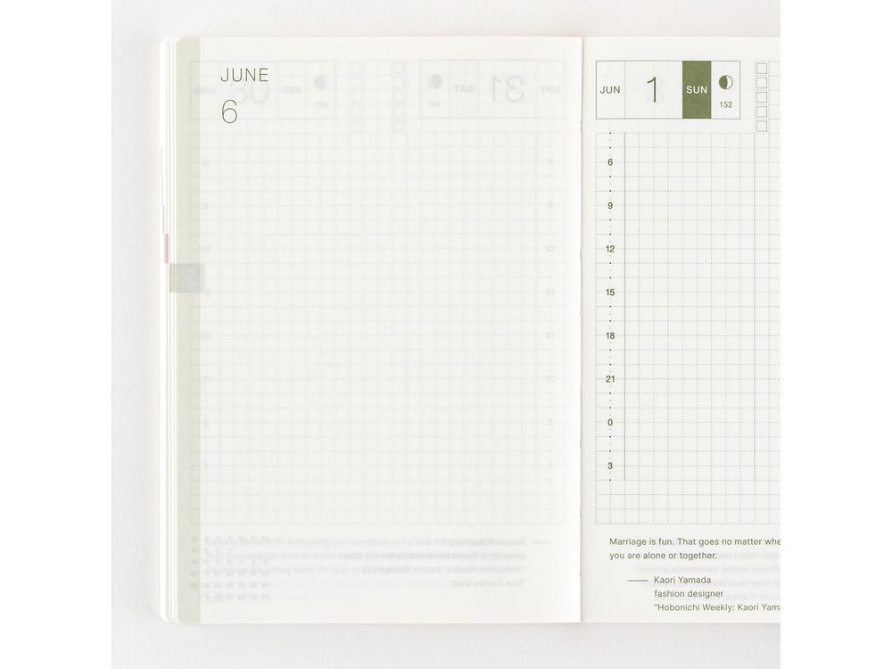 Hobonichi 2025 - English Planner Book - A6 Original