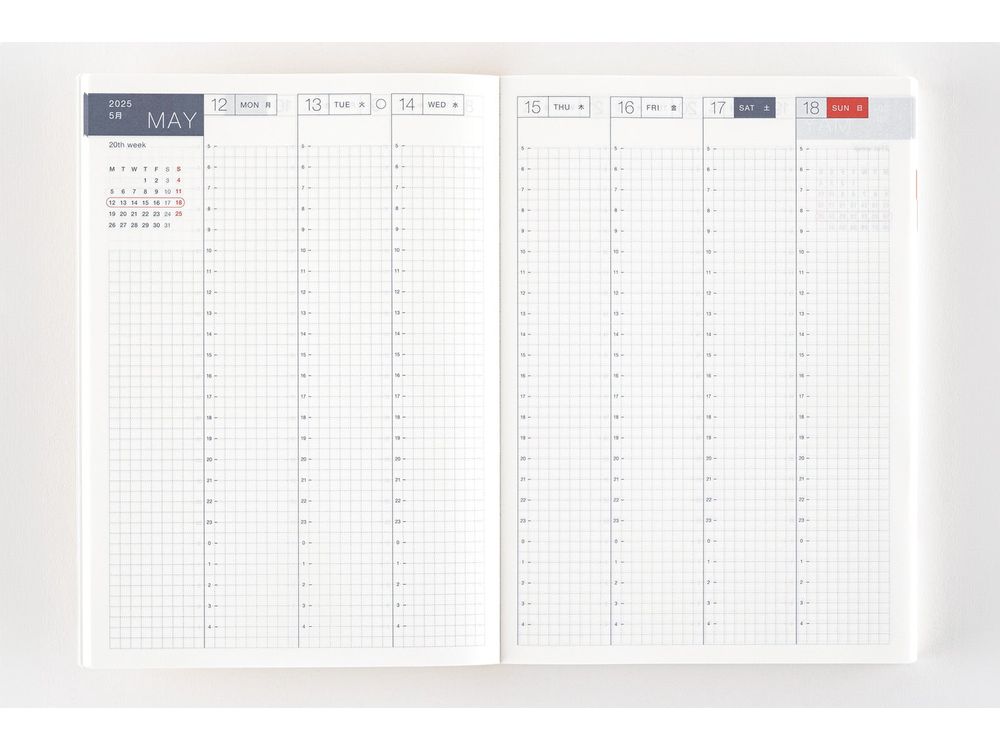 Hobonichi 2025 - English Planner Book - A5 Cousin