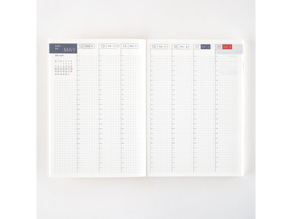 Hobonichi 2025 - English Planner Book - A5 Cousin