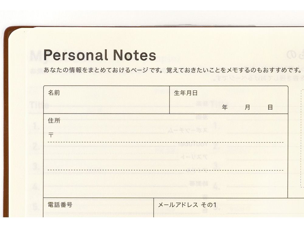 Hobonichi 2025 - 5-Year Japanese Book (2025-2029) - A5 Cousin