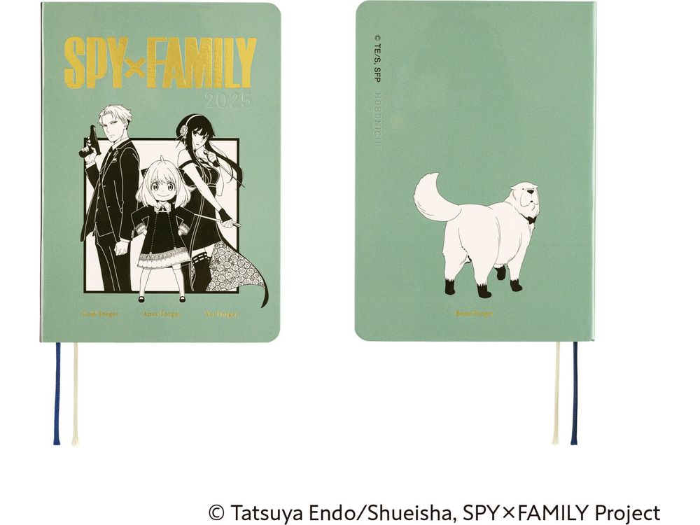 Hobonichi 2025 - A6 HON English Planner  - SPY x FAMILY: Forger Family