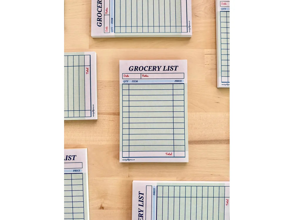 Marigold Press - Grocery List Notepad