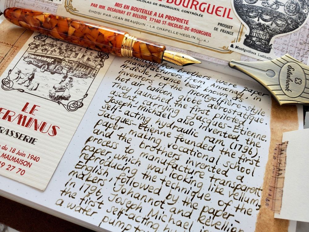 Esterbrook Estie Fountain Pen - Back to the Lands Edition - Gold Quirky Leaf - Specialty Nib