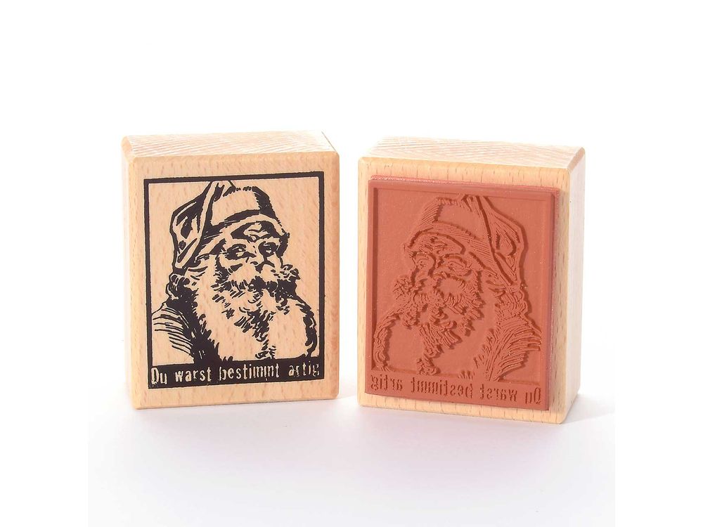 Heindesign Rubber Stamp - Santa Claus