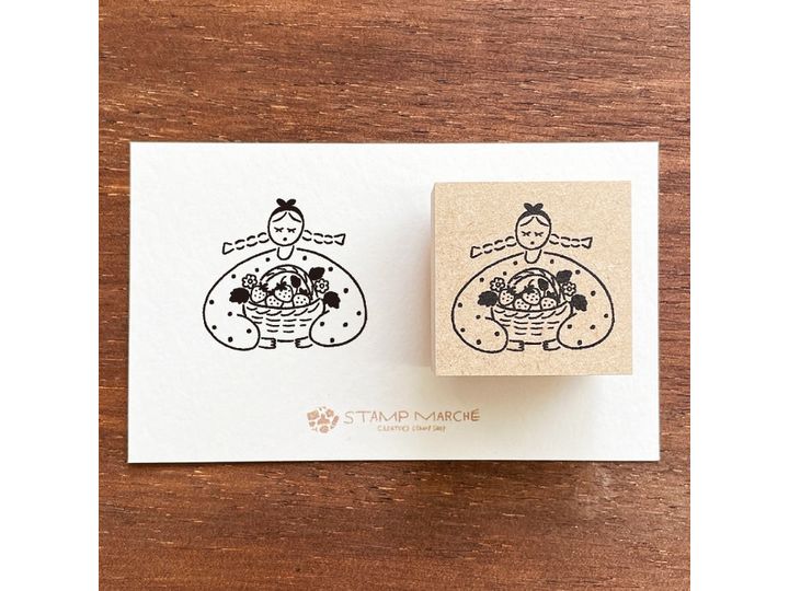 Stamp Marche Rubber Stamp - Marl-chan Stamp Strawberry Season (a-112)