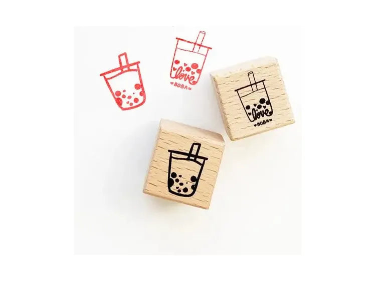 The Little Red House Rubber Stamp Set (2) - Boba