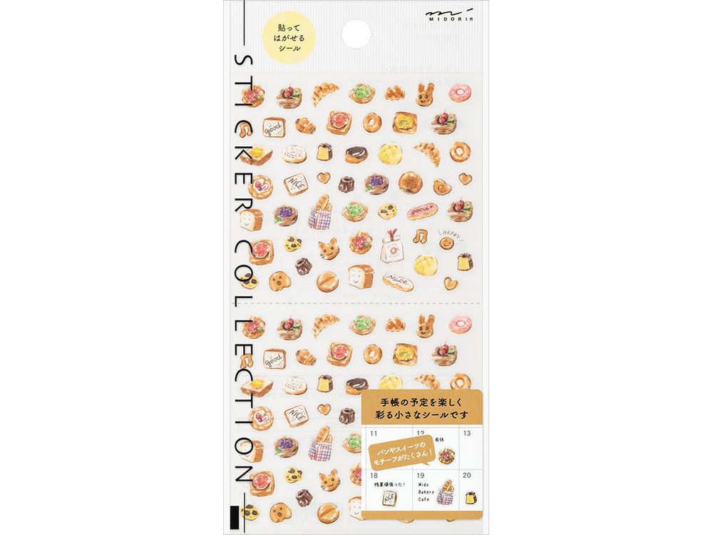 Midori Stickers -  Bread (2681)