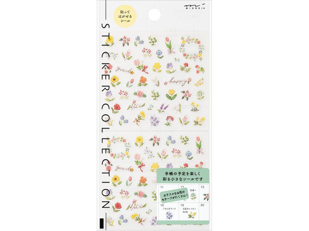 Midori Stickers -  Wild Flowers (2682)