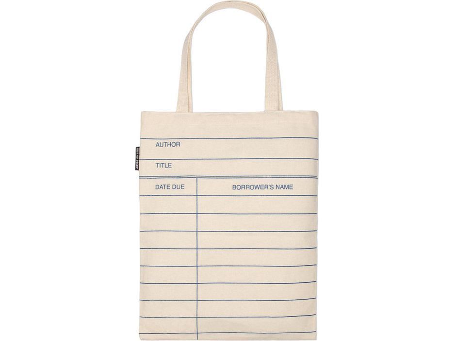 Library Card (Natural) Tote Bag