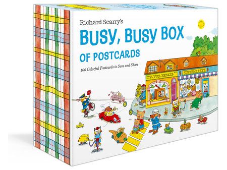 Richard Scarry's Busy, Busy Box of Postcards: 100 Colorful Postcards to Save and Share