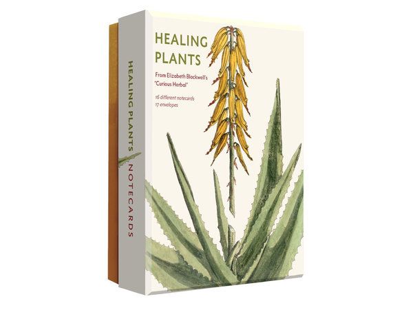 Healing Plants: From Elizabeth Blackwell's A Curious Herbal Notecards Set