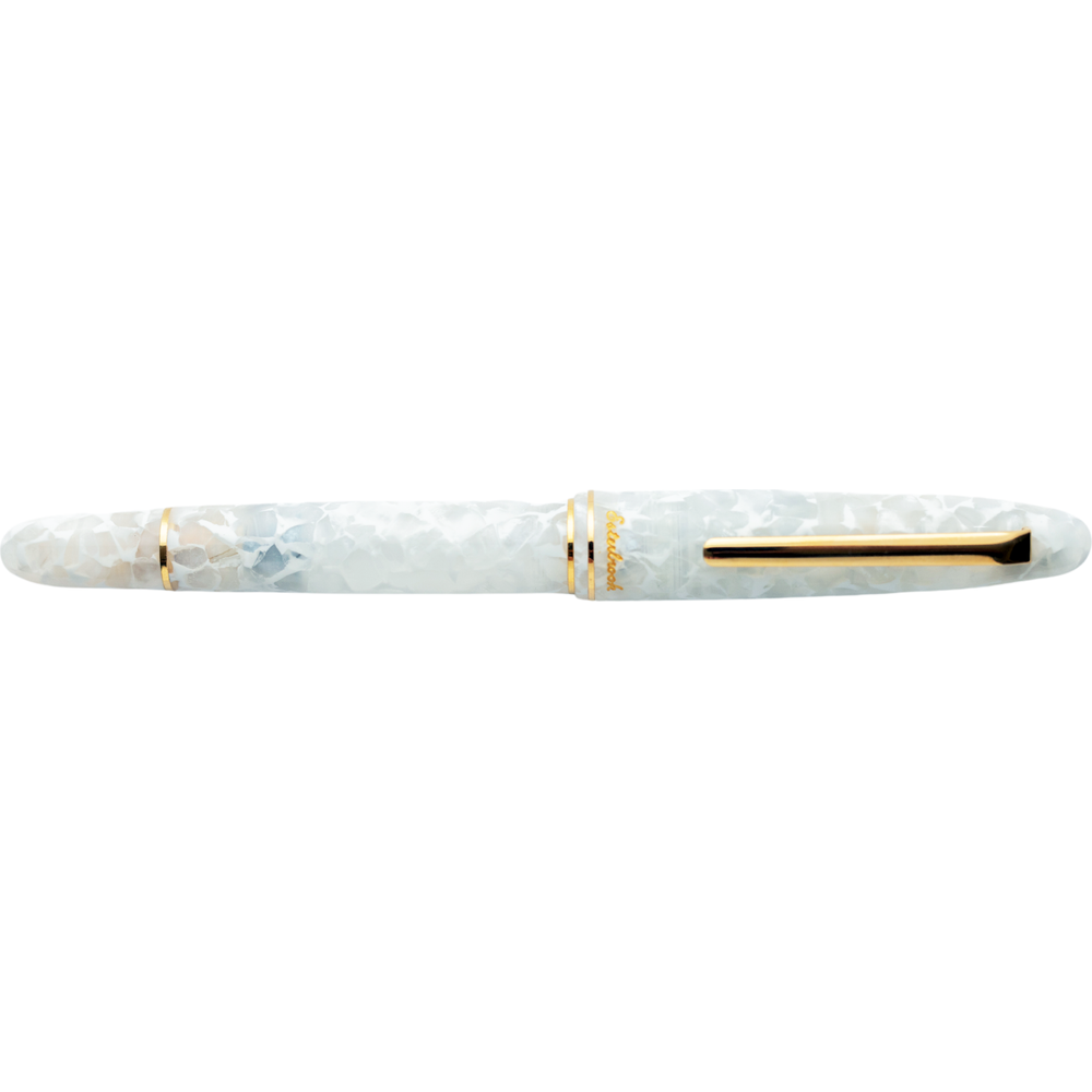 Esterbrook Button Piston Estie Regular Fountain Pen - Winter White