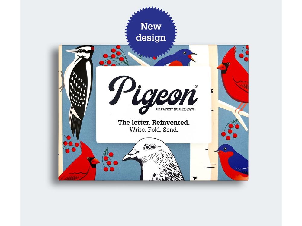 Pigeon - Correspondence Paper - 6 Sheets - Carnival of Colour