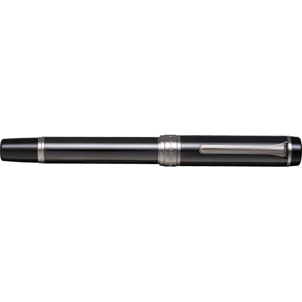 Sailor Cylint Fountain Pen - Black Stainless Steel