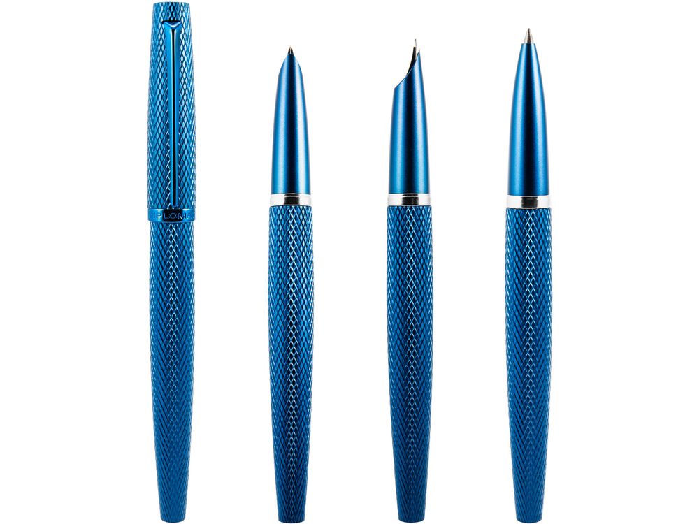 Diplomat Fountain Pen - Viper - Guilloche Blue