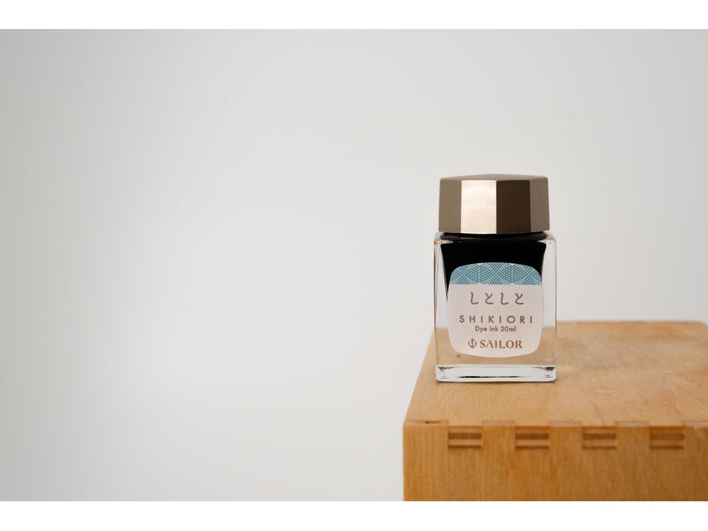 Sailor Shikiori Fountain Pen Ink (20mL) - Sound of Rain - Shitoshito