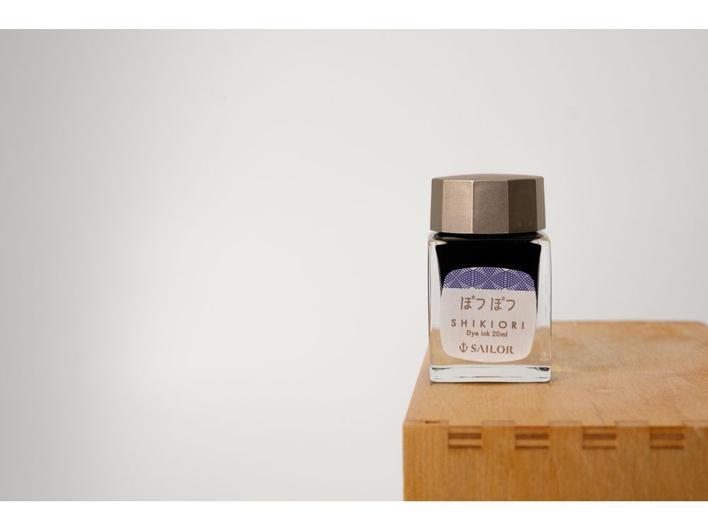 Sailor Shikiori Fountain Pen Ink (20mL) - Sound of Rain - Potsupotsu