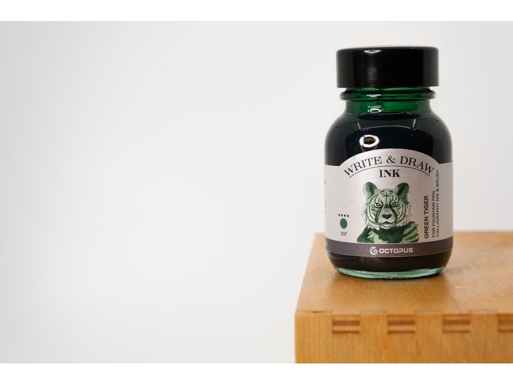 Tiger Pen Ink Octopus Write & Draw Ink (50mL) - Green Tiger – Wonder Pens