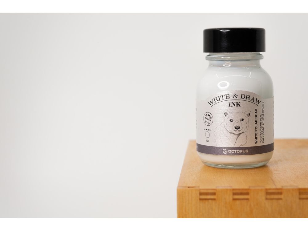 Octopus Write & Draw Ink (50mL) - White Polar Bear