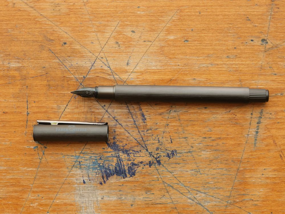 Faber Castell Neo-Slim Fountain Pen - Gun Metal