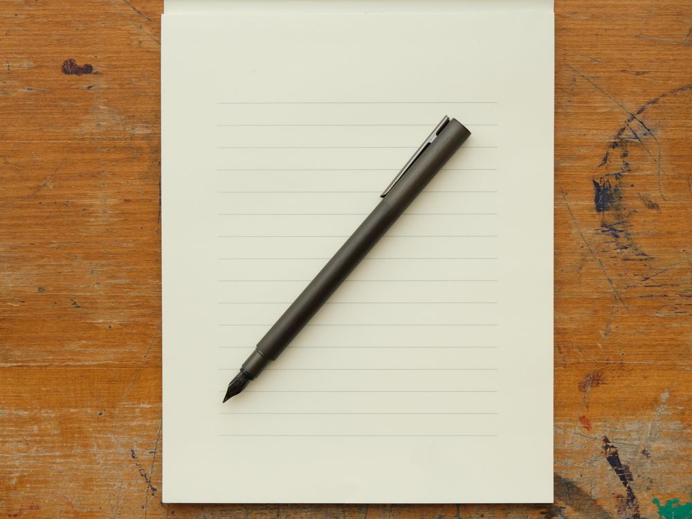 Faber Castell Neo-Slim Fountain Pen - Gun Metal