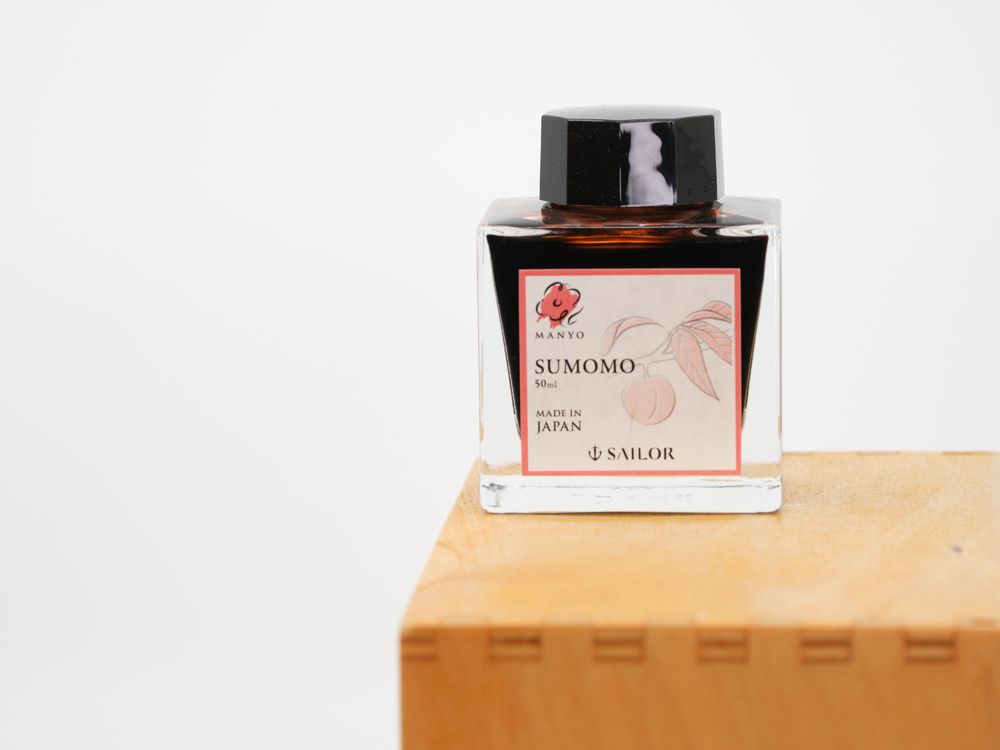 Sailor Manyo Fountain Pen Ink (50mL) - Sumomo