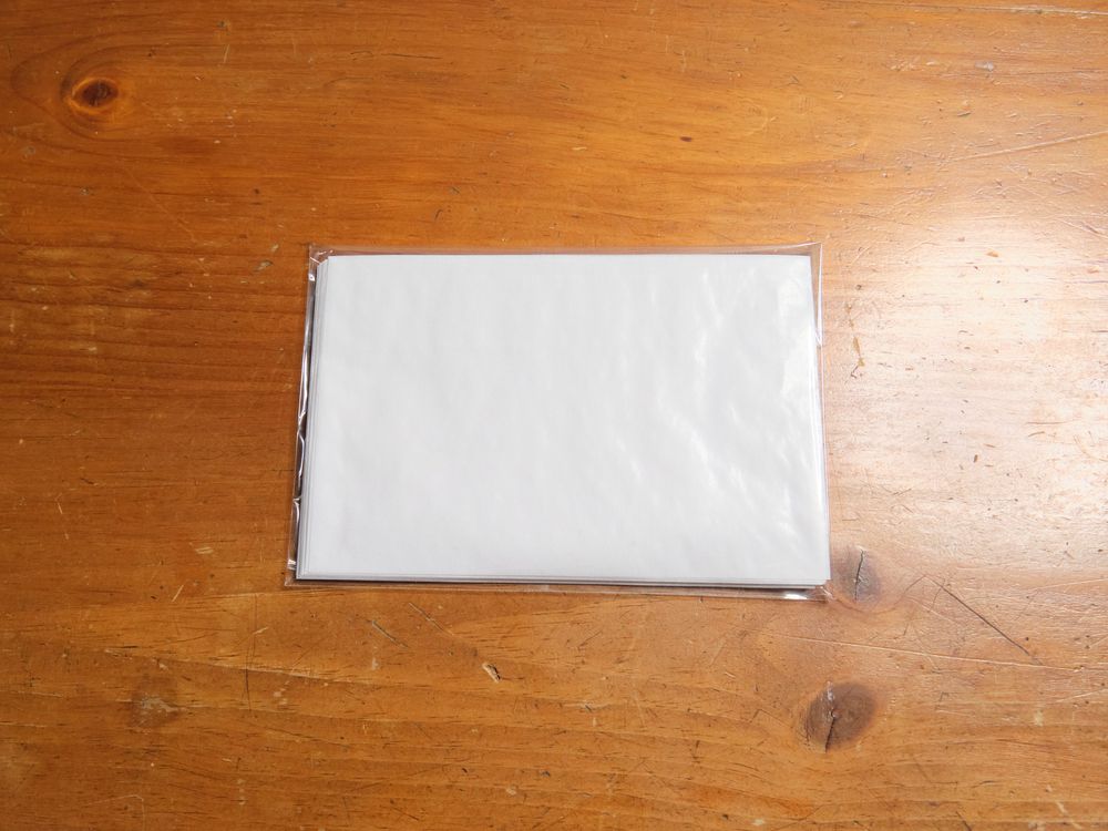 Glassine Envelopes 20 Pack-   4 1/8 x 6 1/4"