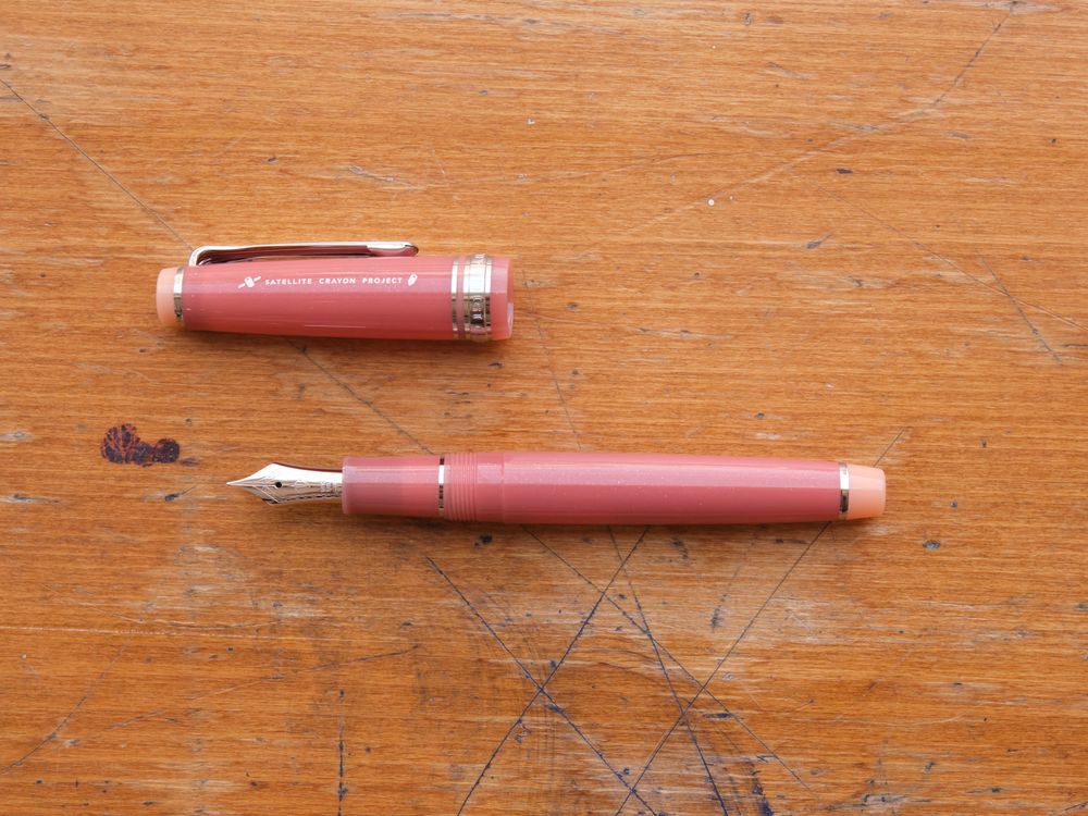Sailor Limited Edition Professional Gear Slim Fountain Pen - Satellite Crayon Project - Syvash