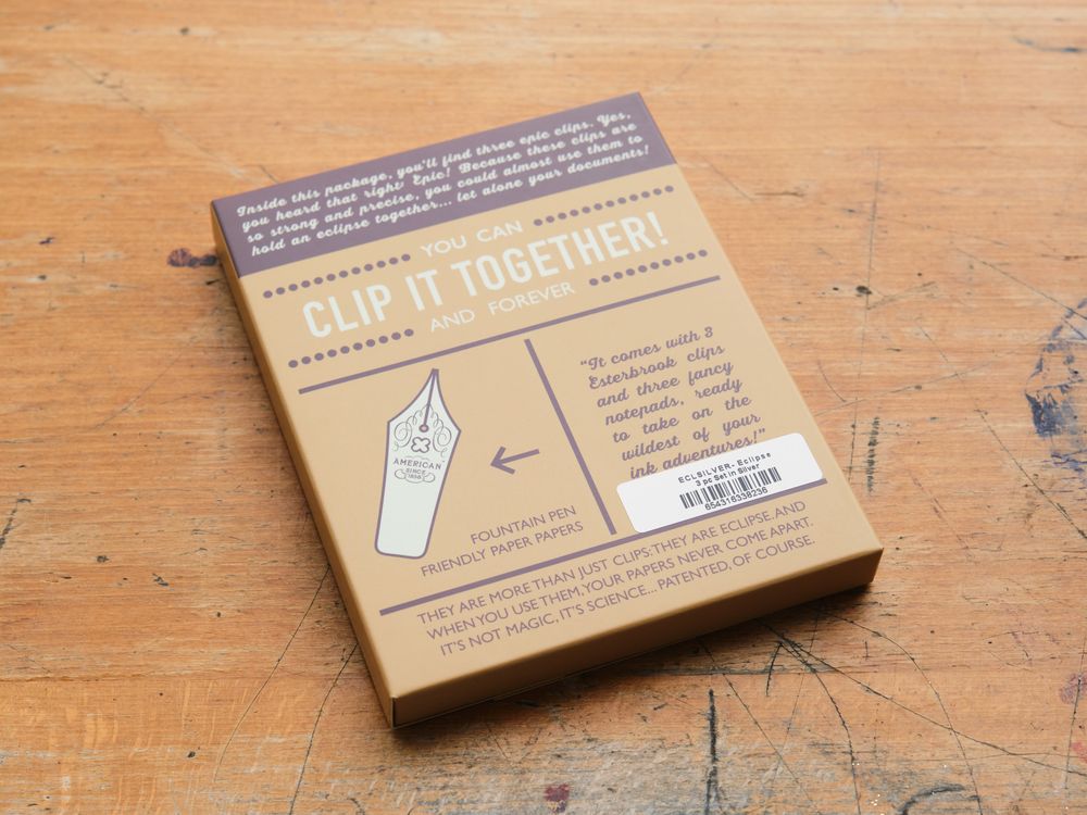 Esterbrook Eclipse Clips - Silver (Set of 3)