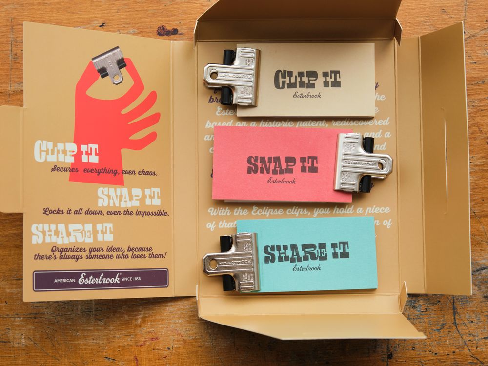 Esterbrook Eclipse Clips - Silver (Set of 3)