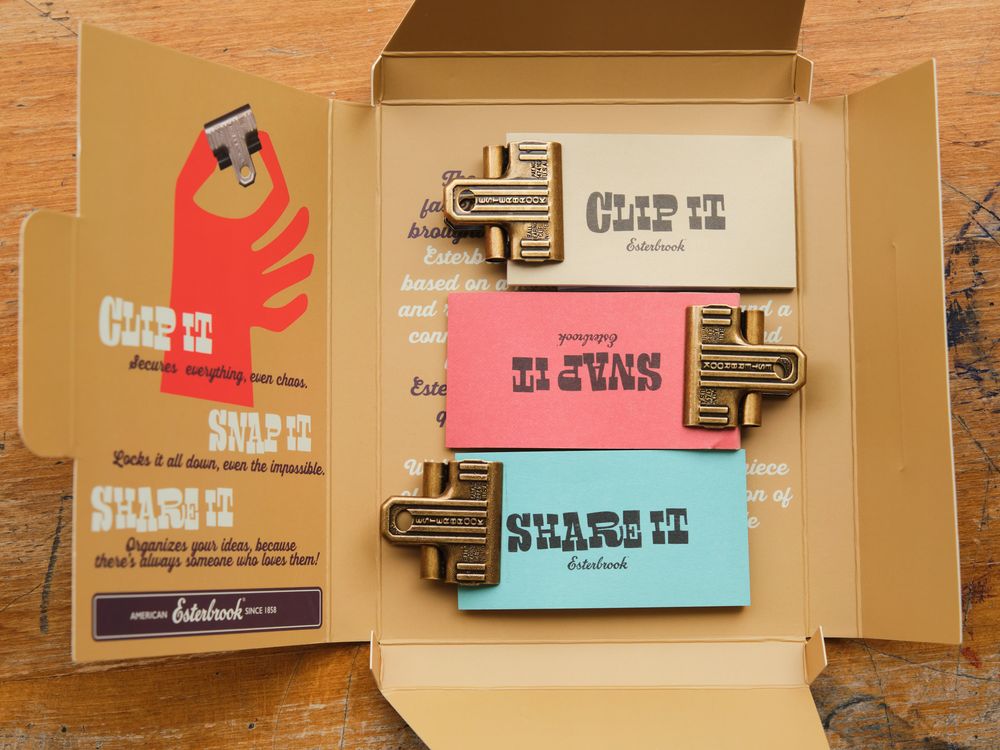 Esterbrook Eclipse Clips - Gold (Set of 3)